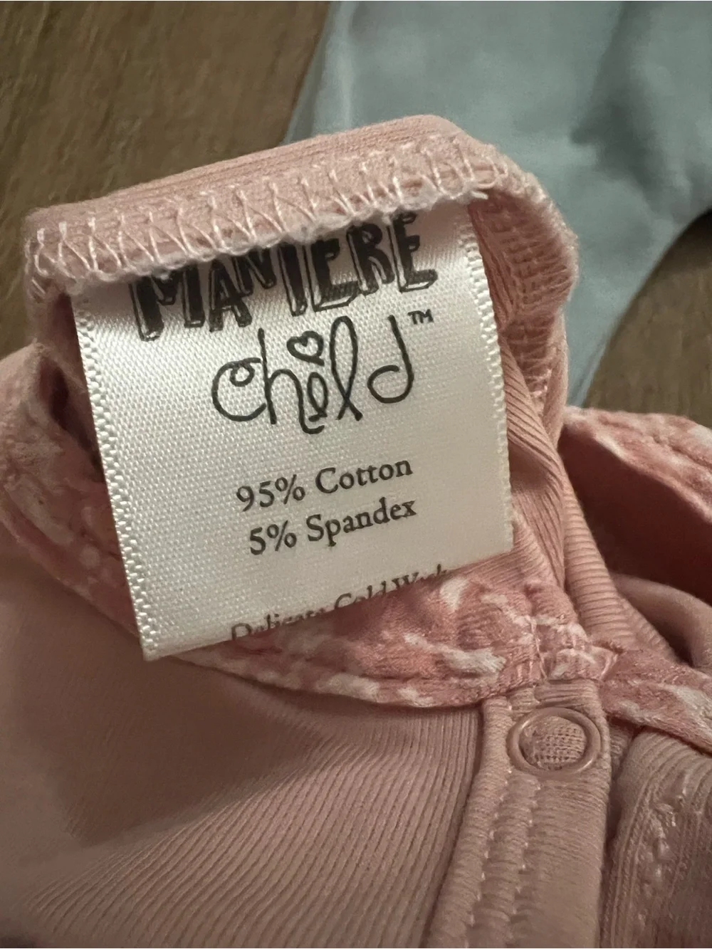 Maniére Child 9 Month Sleeper Bundle Pink and Blue